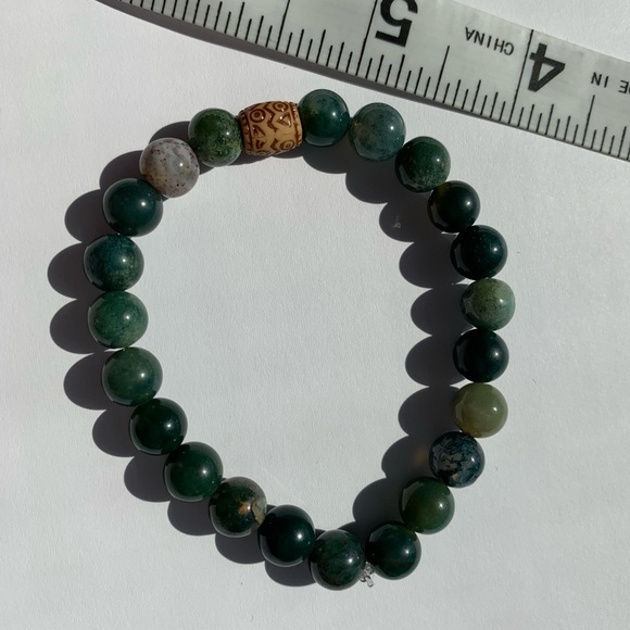 Fancy Jasper Handmade Bracelet | Genuine stone - Picture 2 of 2